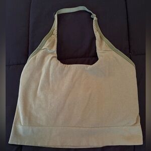 Auden Olive Green Halter Top